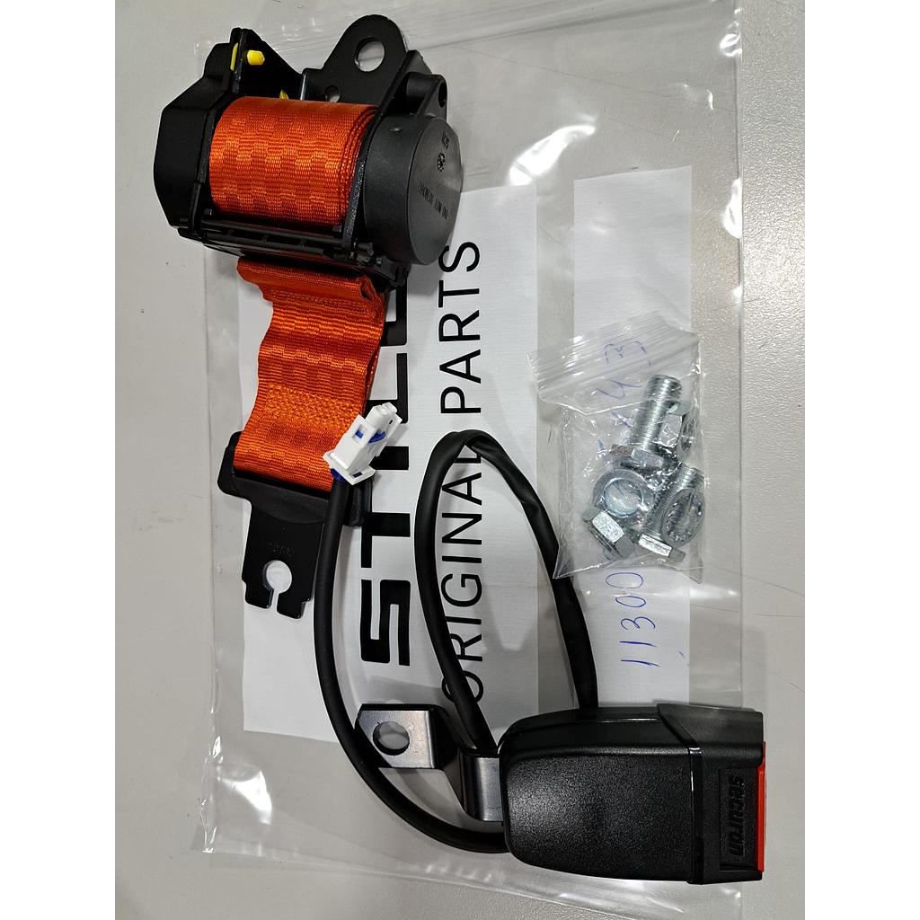 CINTURON SEGURIDAD NARANJA CON MICRO STILL