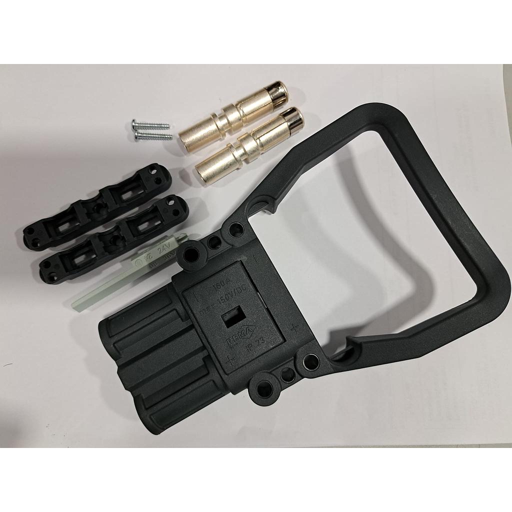 CONECTOR BATERIA 160AH MACHO REMA CABLE DE 25MM