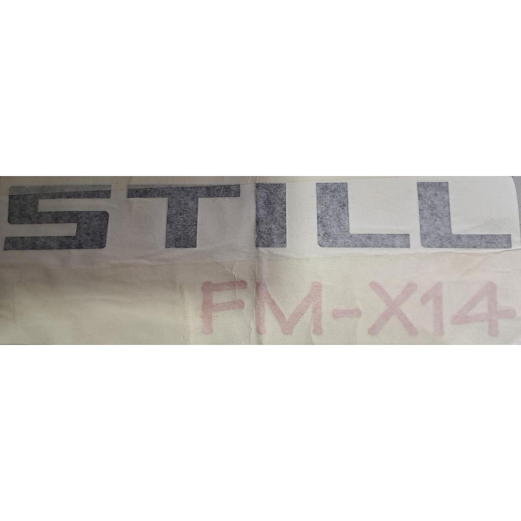 ETIQUETA MODELO IZQUIERDA STILL FM-X 14