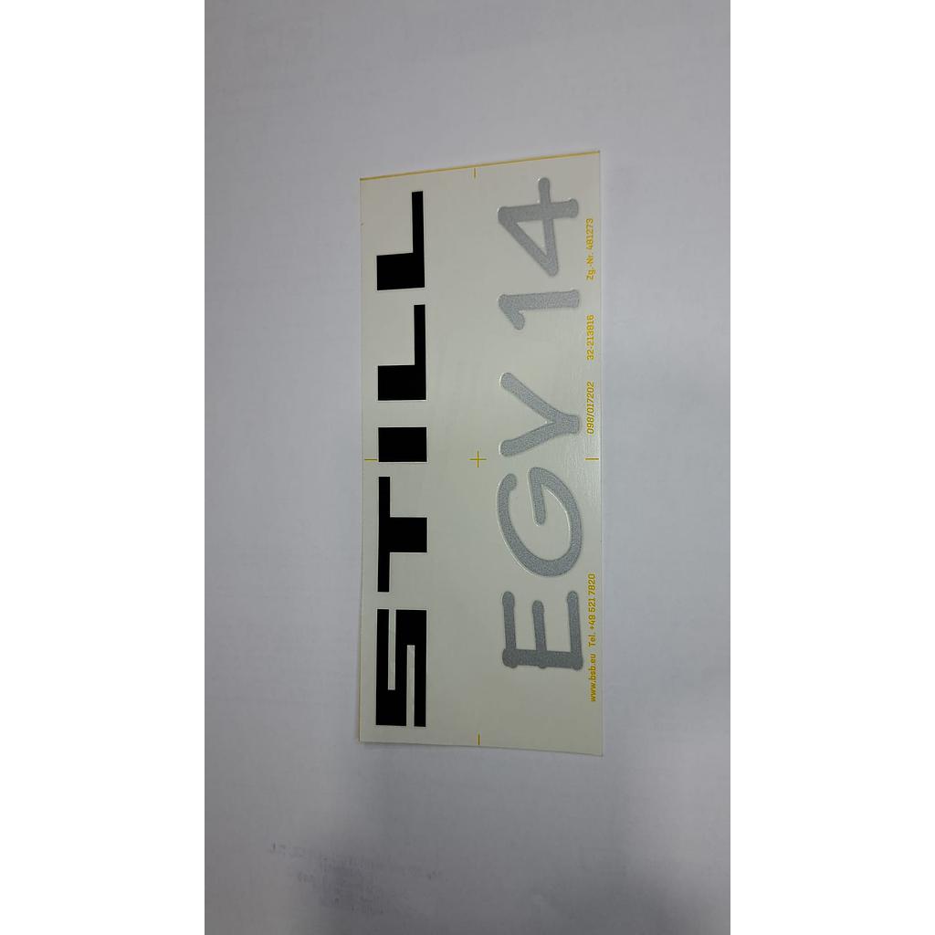 PEGATINA LATERAL STILL EGV 14
