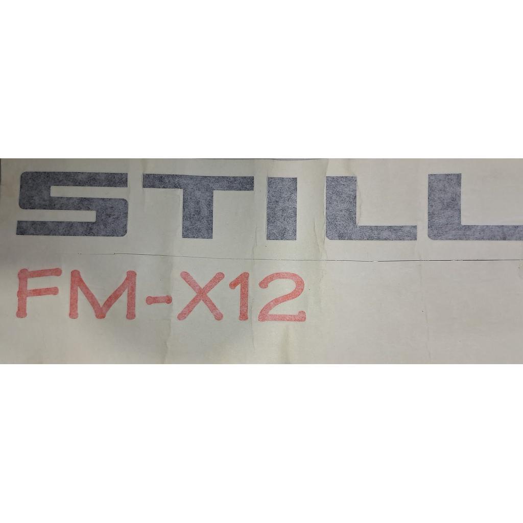 PEGATINA LATERAL IZQUIERDA STILL FM-X 12